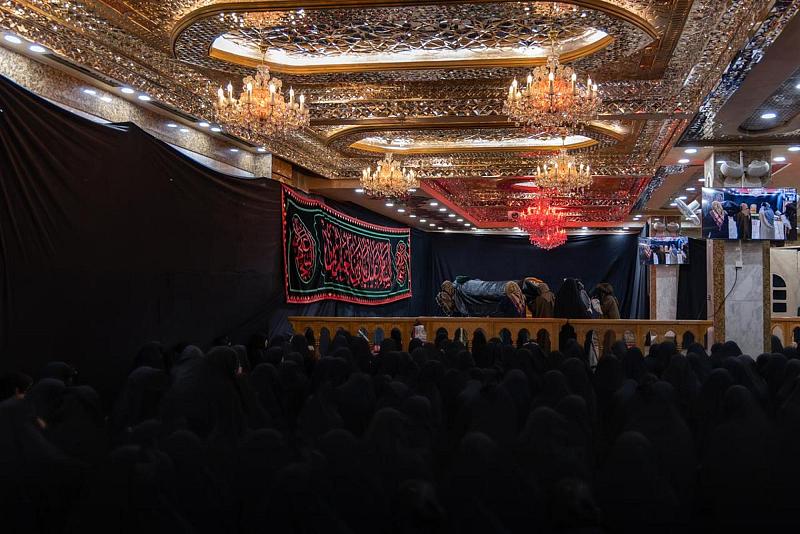 شعبة التوجيه الديني النسوي تقيم مجلس عزاء بذكرى شهادة الإمام السجاد (عليه السلام)