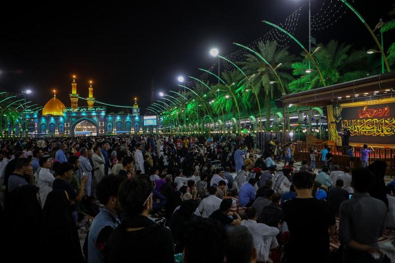 قسمُ ما بين الحرمين يختتم مجلسه العزائيّ الخاصّ بذكرى استشهاد أمير المؤمنين (عليه السلام)