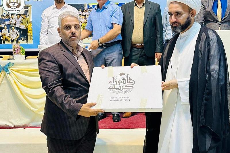 قسم الشؤون الفكرية يشارك في تكريم مجموعة من طلبة المتفوقين