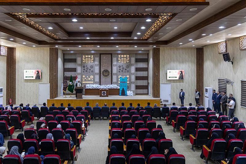 العتبة العباسية المقدسة تقيم مهرجان (عباءة النور) لتكريم الطالبات المرتديات للعباءة العراقية في المعهد التقني المسيب