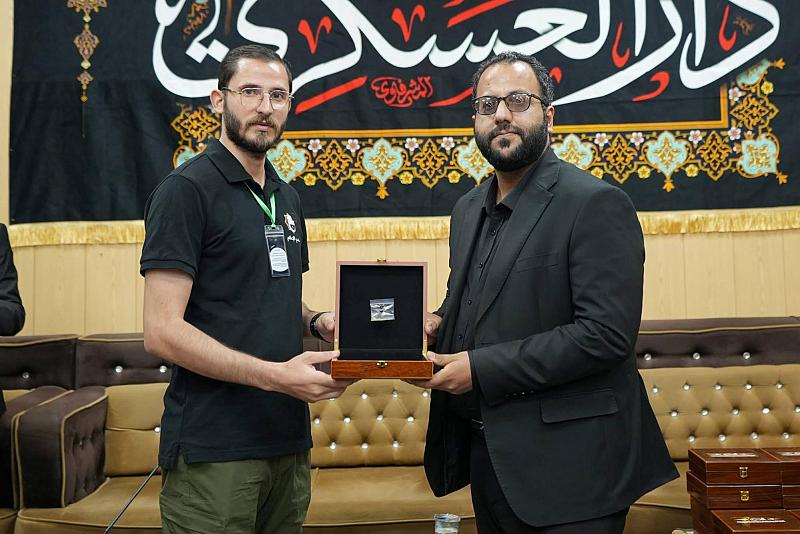 العتبة العسكرية المقدسة تكرّم إعلام العتبة العباسية المقدسة لمشاركته بتغطية ذكرى شهادة الإمام العسكري (عليه السلام)