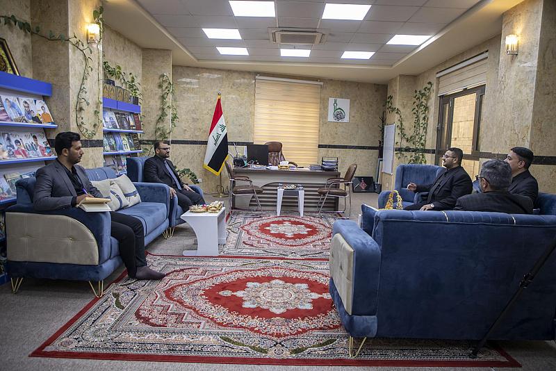 العتبة العباسية المقدسة تناقش مع هيأة الإعلام والاتصالات تسهيل عمل المؤسّسات الصحفية لتغطية زيارة عاشوراء