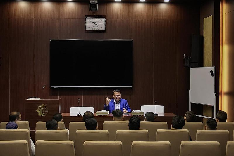 قسم الشؤون الفكرية يقيمُ ورشةً لطلبة من جامعة بابل حول صناعة المحتوى الهادف
