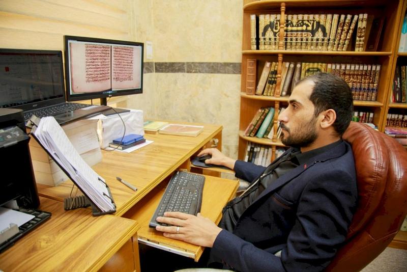 قسم المعارفِ يبيّن عمل وحدة الفهرسة في مركز تراث كربلاء