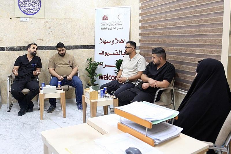 قسم الشؤون الطبية يعقد اجتماعه الدوري مع أطبّاء القسم لبحث سبل تطوير العمل