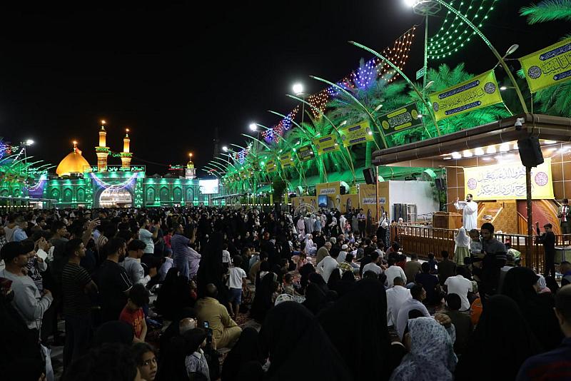 قسمُ ما بين الحرمين الشريفين يحتفي بولادة الإمام الحسن (عليه السلام)
