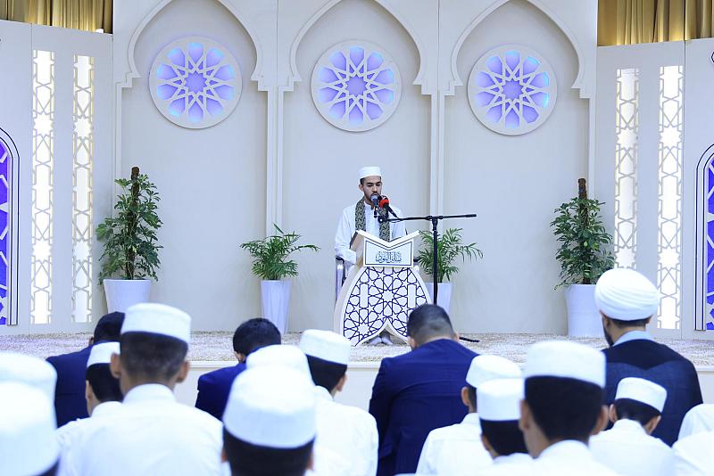 المجمع العلميّ يواصل إقامة محفل (منابر النور) بمشاركة طلبة مشروع أمير القرّاء