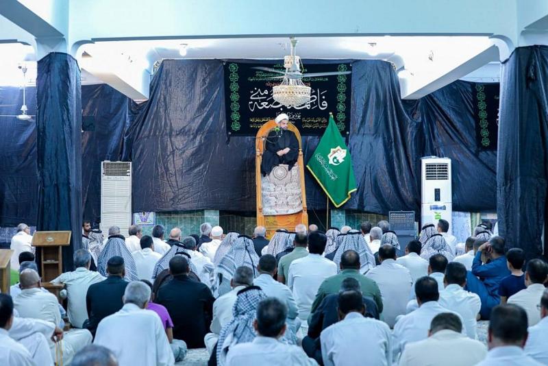 المجمع العلمي للقرآن الكريم يقيم مجلساً عزائياً بذكرى استشهاد الزهراء (عليها السلام)