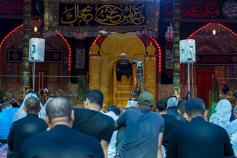 العتبة العباسية تقيم مجلس عزاء بذكرى استشهاد الإمام الحسن (عليه السلام)