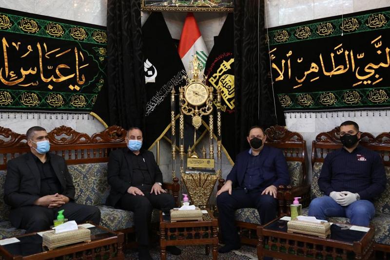 رئيسُ ديوان الرقابة الماليّة الاتّحادية يتشرّف بزيارة العتبة العبّاسية المقدّسة