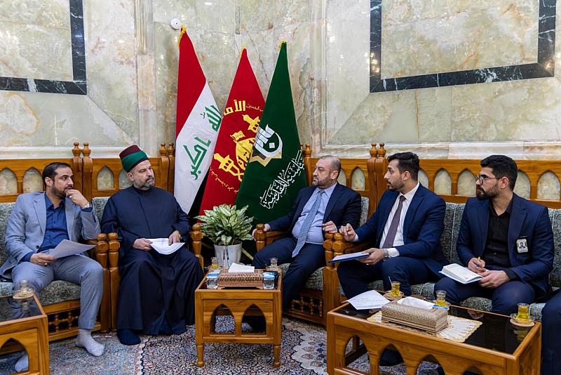 قسم العلاقات يناقش استعداداته النهائية لإقامة مهرجان سن التكليف الشرعي في البصرة
