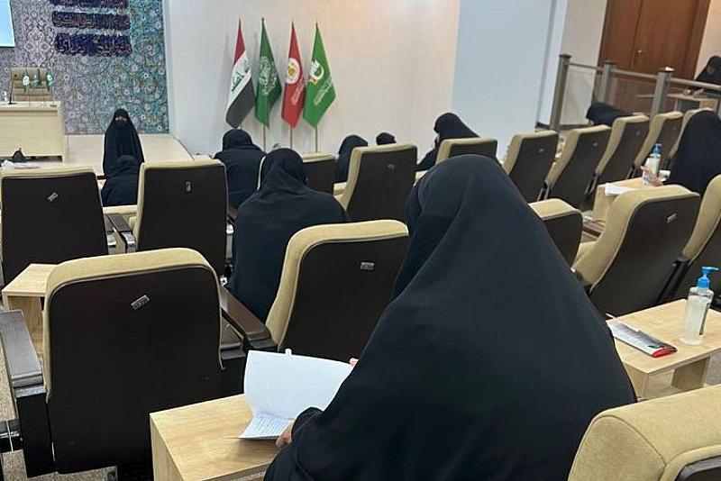 معهد تراث الأنبياء النسوي يجري الاختبار التبليغي للمشاركات في التبليغ الحوزوي لزيارة الأربعين