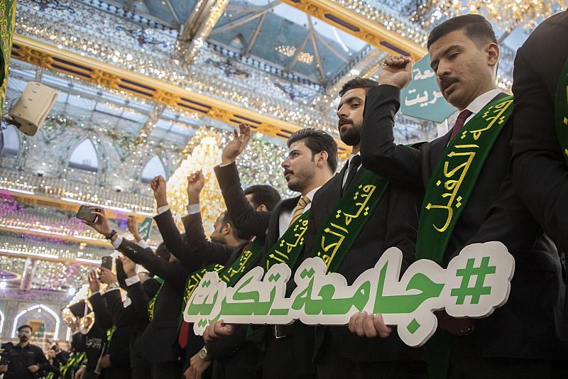 الطلبة المشاركون في حفل تخرج الجامعات العراقية يشيدون بفعالياته ومضامينه