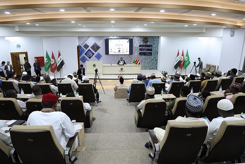 قسم الشؤون الفكرية يقيم سفرة الكفيل لأبناء الجالية الأفريقية في العراق