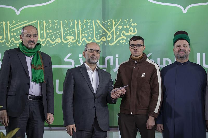 تكريم الفائزين في مسابقة ذكرى ولادة الإمام السجاد (عليه السلام)