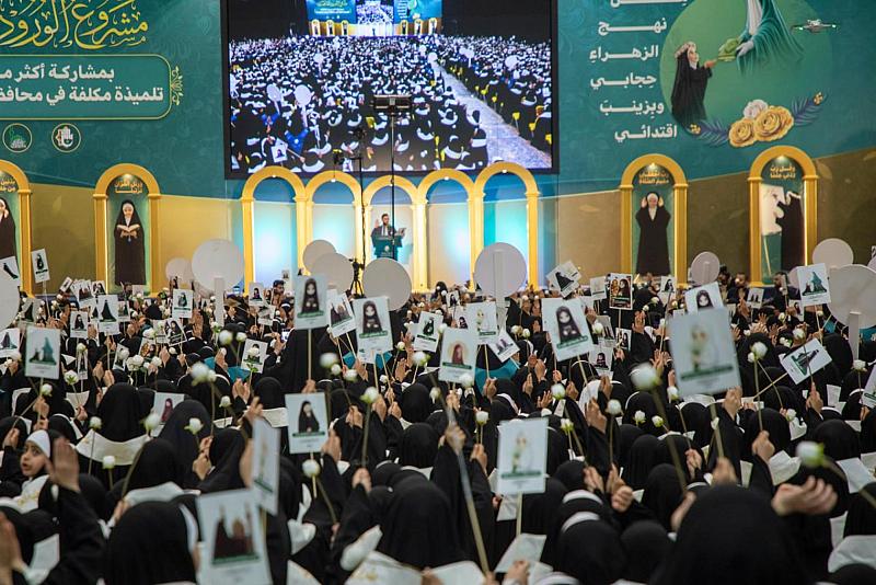 المشاركات في حفل التكليف المركزي الثامن يرددن عهد التكليف