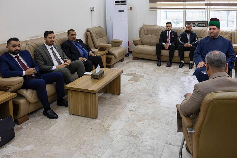 العتبة العباسية المقدسة تقدم دعوة إلى الجامعة التقنية الجنوبية في البصرة للمشاركة في الحفل المركزي لتخرج طلبة الجامعات