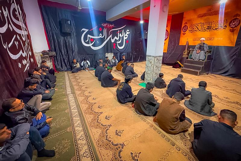 شعبة الخطابة تقيم مجلس عزاء لإحياء ذكرى شهادة السيدة الزهراء (عليها السلام) في بغداد