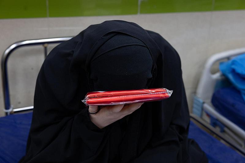 شعبة فاطمة بنت أسد تزور مريضات مستشفى الحسين العام في كربلاء