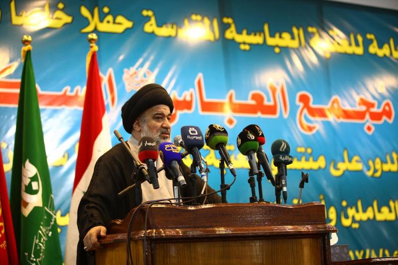 كلمة المتولّي الشرعي للعتبة العبّاسية المقدّسة في حفل افتتاح مجمّع العبّاس(عليه السلام) السكني الخاصّ بالمنتسبين..