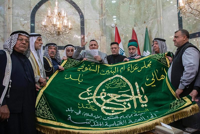 الأمانة العامة للعتبة العباسية المقدسة تستقبل وفد أهالي بلد وتؤكد دعمها لمواكبهم الحسينية السنوية