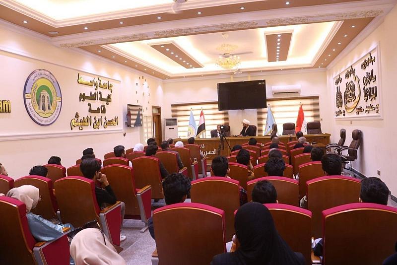 قسم الشؤون الفكرية يشارك في ندوة ثقافية في جامعة واسط