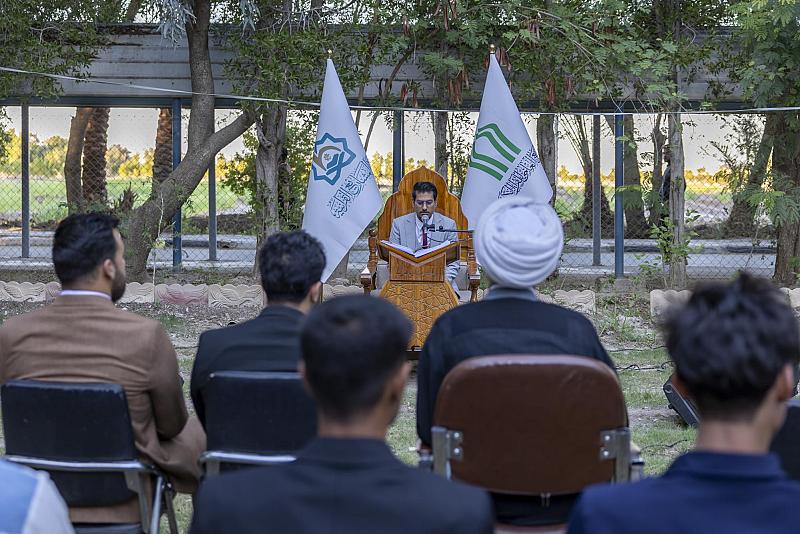 العتبة العباسية المقدسة تقيم برنامجًا دينيًا لطلبة المعهد التقني في واسط