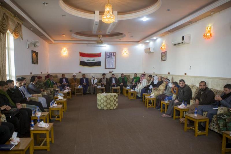 قافلة الخير الموسومة بحملة الوفاء الكبرى تحط رحلها بمحطتها الثانية محافظة صلاح الدين...