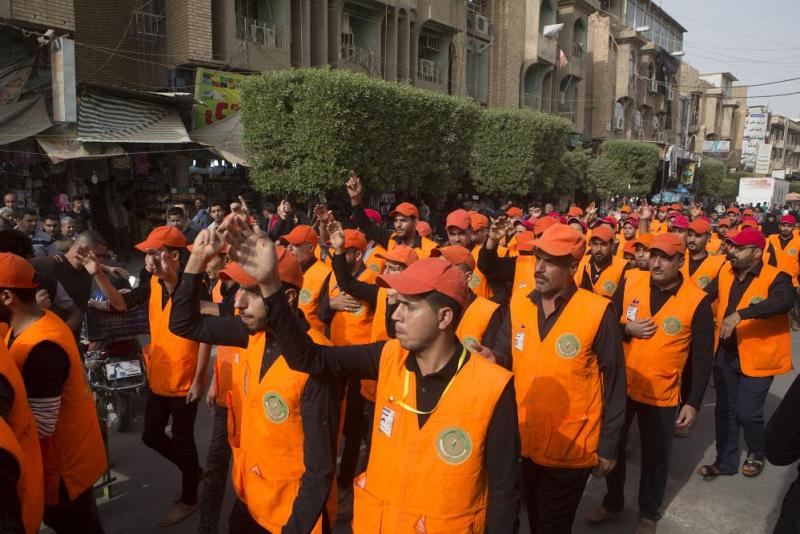 فرق الإخلاء الطبي تشرع بتطبيق خطتها لتقديم خدماتها لزائري الأربعين ...