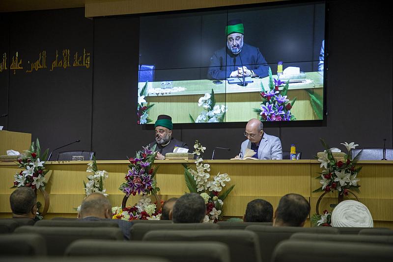 الأمين العام  للعتبة العباسية يجتمع مع اللجان الفرعية لأسبوع الإمامة ويوجه بالاستعداد التام ليوم الافتتاح