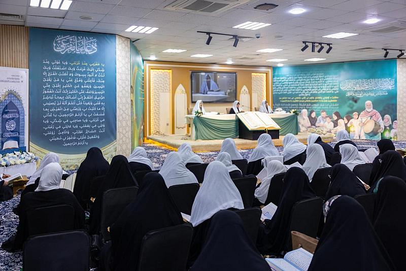 شعبة فاطمة بنت أسد تطلق محافلها القرآنية الرمضانية السنوية في كربلاء المقدسة