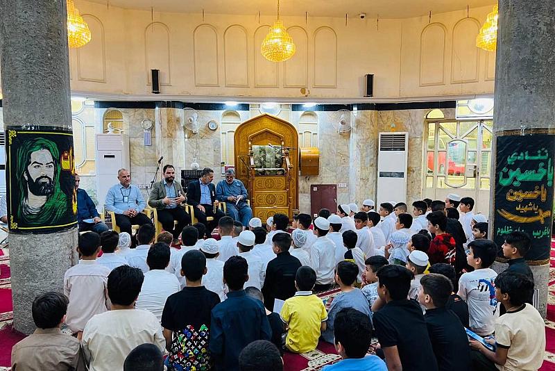 طلبة المجمع العلمي يواصلون تلقي الدروس القرآنية في بغداد