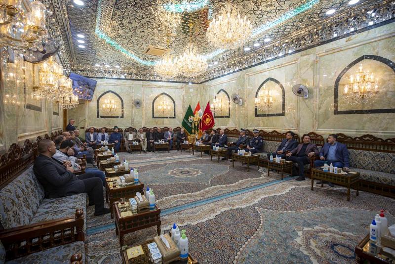 العتبةُ العبّاسيةُ المقدّسة تكرّمُ عدداً من الدوائر الأمنيّة والخدميّة في محافظة كربلاء