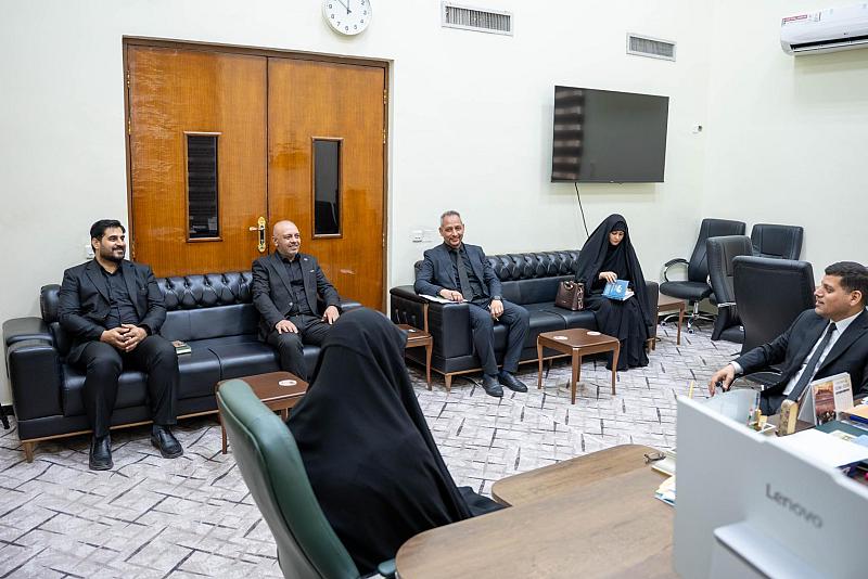 جامعتا الكفيل والكوفة تبحثان التحضيرات للمؤتمر الدوليّ التاسع للجودة والاعتماد الأكاديمي