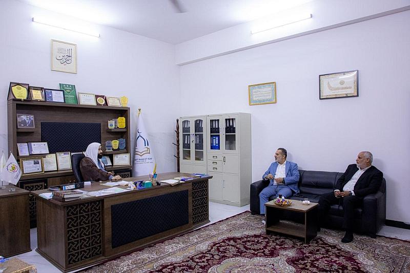 المجمع العلمي يبحث سبل التعاون المشترك مع دار القرآن الكريم في بغداد