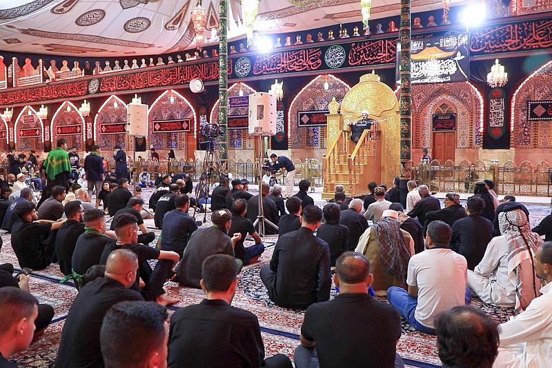 العتبة العباسية تواصل برنامجها العزائي بذكرى شهادة رسول الله (صلى الله عليه وآله)