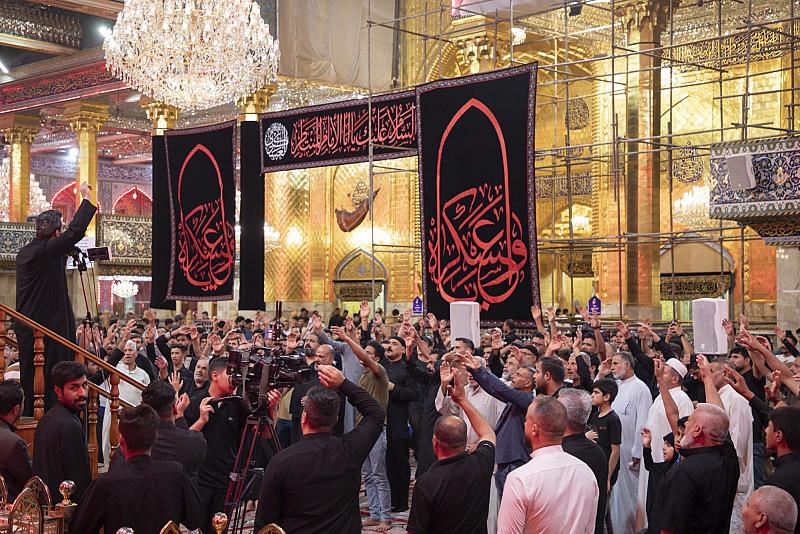 العتبة العباسية المقدسة تختتم مجالس العزاء بذكرى شهادة الإمام الحسن العسكري (عليه السلام)