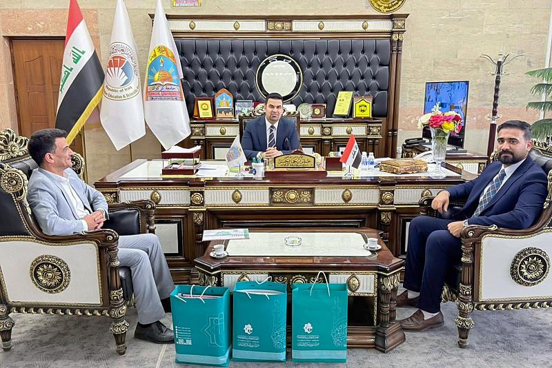 قسم الشؤون الفكريّة يُهدي إصداراته العلمية إلى مكتبات محافظة كركوك