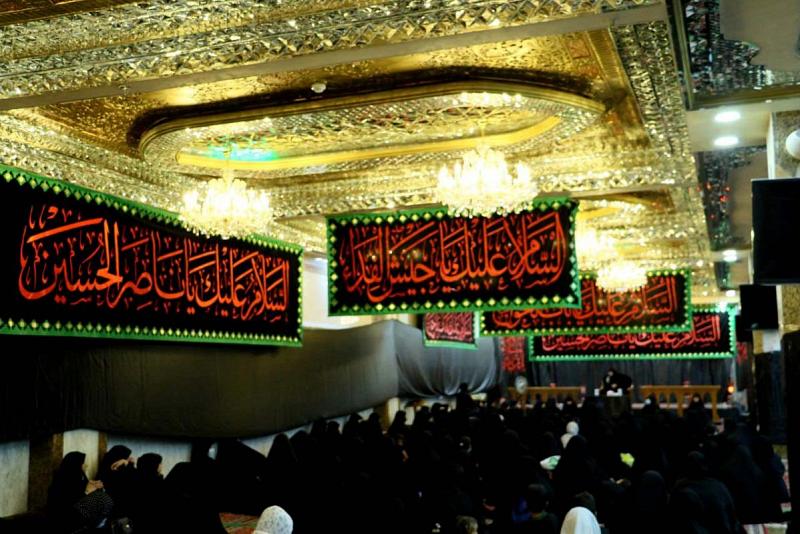 الخطابةُ الحسينيّة النسويّة تعقد مجلسها العزائيّ بذكرى استشهاد الإمام السجّاد (عليه السلام)