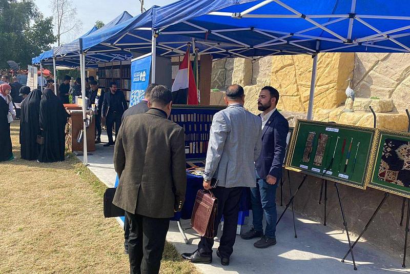 متحف الكفيل يشارك في مهرجان الولادات الشعبانية المباركة بجامعة القادسية