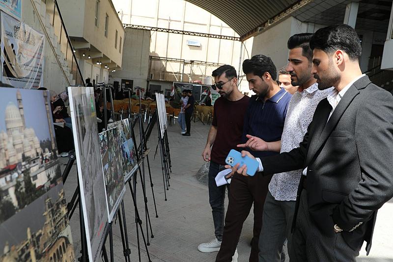 قسم الشؤون الفكرية يقيم معرضًا وثائقيًا ضمن مهرجان (الشهيد) في جامعة الكوفة
