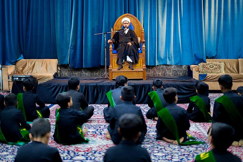 المجمع العلمي يحيي ليالي المحرم بمجلس عزاء أشبال العميد في المثنى