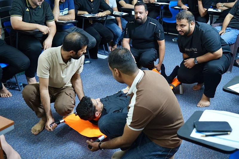 قسم الشؤون الفكرية يقيم دورة في الإسعافات الأولية لخدمة المواكب الحسينية