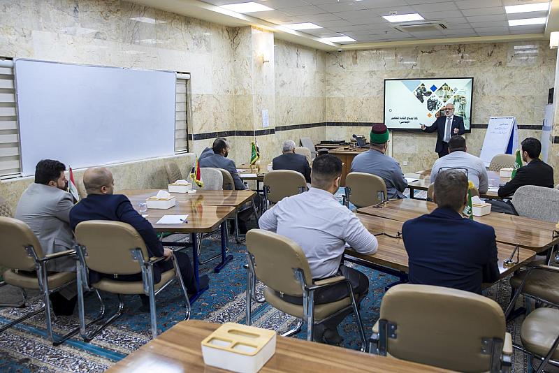قسم التطوير يقيم دورة تدريبية عن التعامل مع وسائل الإعلام للمنتسبين