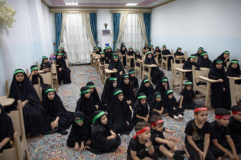 شعبة الخطابة النسوية تقدم محاضرات توعوية للأطفال عن القضية الحسينية