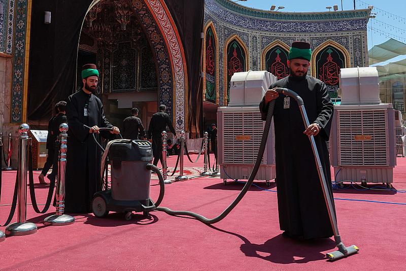 شعبة السادة الخدم تضع خطة خدمية وتنظيمية في ذكرى دفن الأجساد الطاهرة