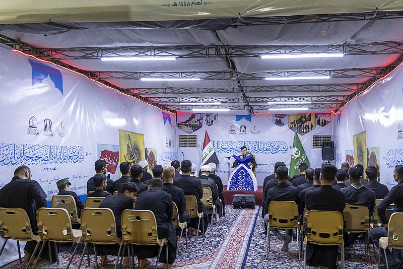 في مجمع أبي الفضل العباس (عليه السلام).. المجمع العلمي يفتتح مشروع تعليم القراءة الصحيحة للقرآن الكريم لزائري الأربعين