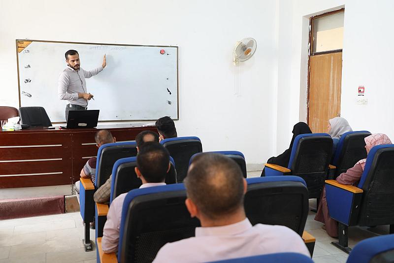 قسم الشؤون الفكرية ينظم ورشة حول فهرسة الأوعية المكتبية لملاكات جامعة كربلاء