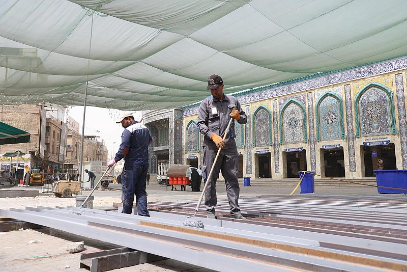 العتبة العباسية تباشر بإنشاء مفارز طبية قرب المرقد الطاهر لخدمة الزائرين