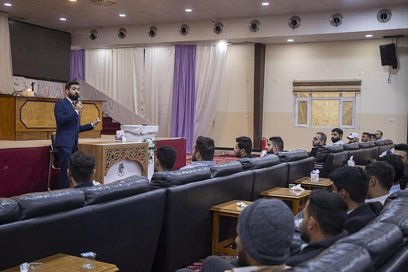 لمنتسبيها الجدد.. قسم العلاقات يقدم ورشة للتعريف بالعتبة العباسية المقدسة